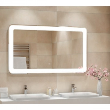 Зеркало для ванной с LED подсветкой Милан 120х90 см